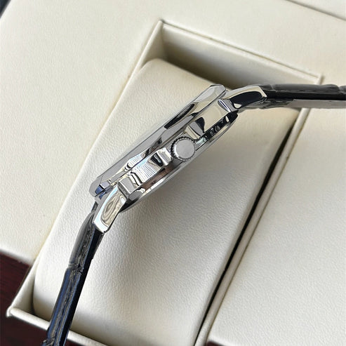 Amalfi dress watch with Arabic numerals and date window at three o'clock
