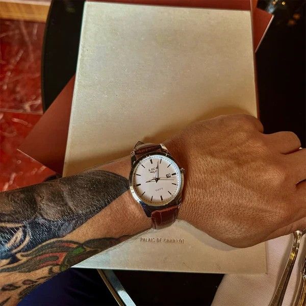 Florence watch in Silver & Onyx Black colorway