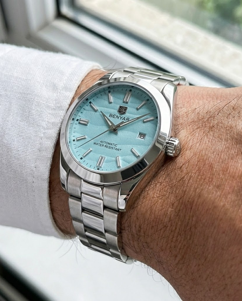 Riviera Automatic Watch in Arctic White colorway