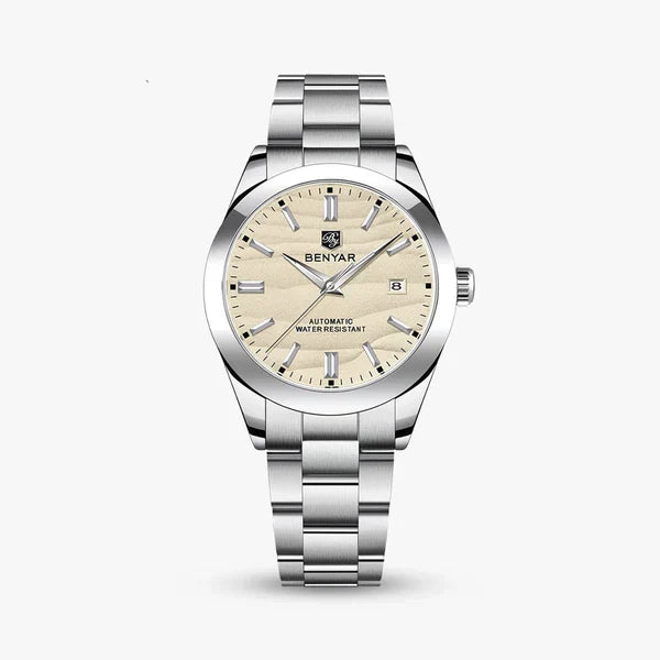 Riviera automatic watch case profile, 316L steel