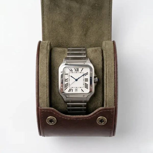 Santtus Square Watch — 38x48mm Steel Bracelet
