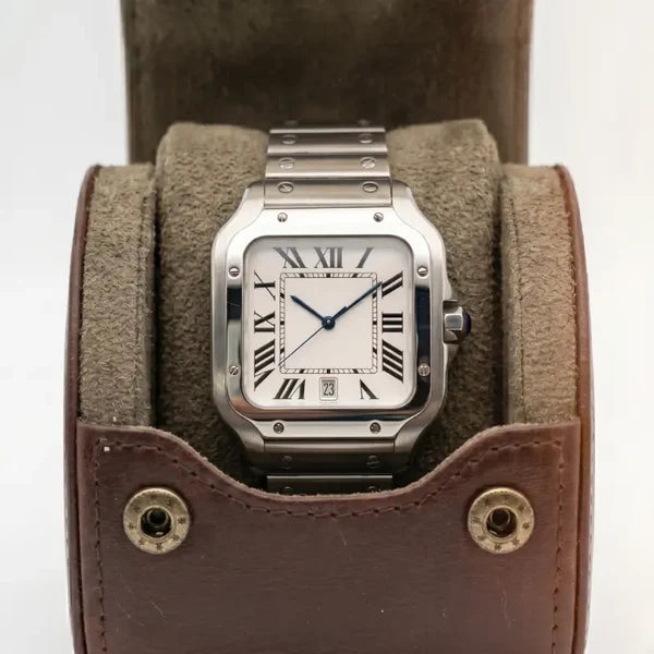 Santtus Square Watch — 38x48mm Steel Bracelet